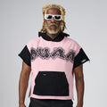Duaa - Sky Cropped Hoodie - Pink — front view