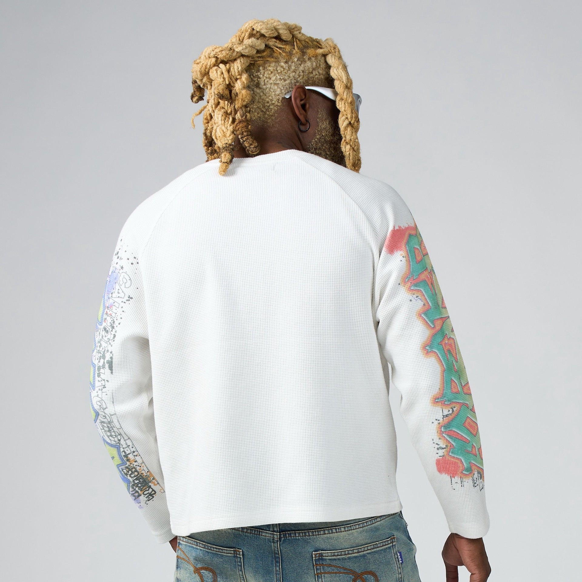 Duaa - Street Long Sleeve - White — front view