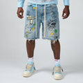 Duaa - Surf Shorts - Blue — front view