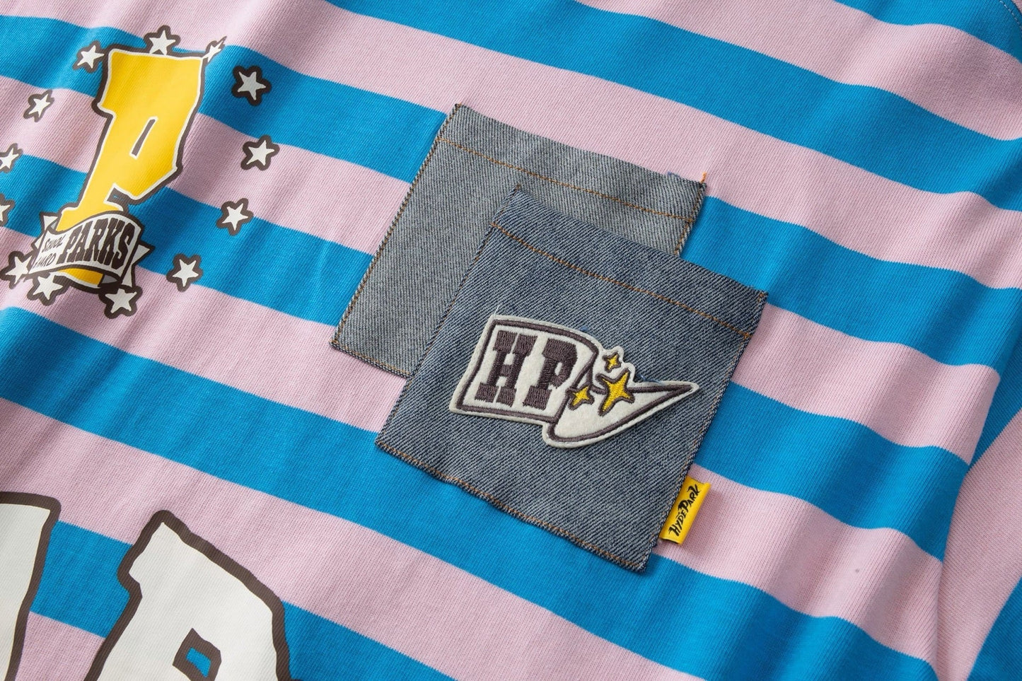 Hyde Park - School Of Hard Parks Crew - Blue/Pink — front view