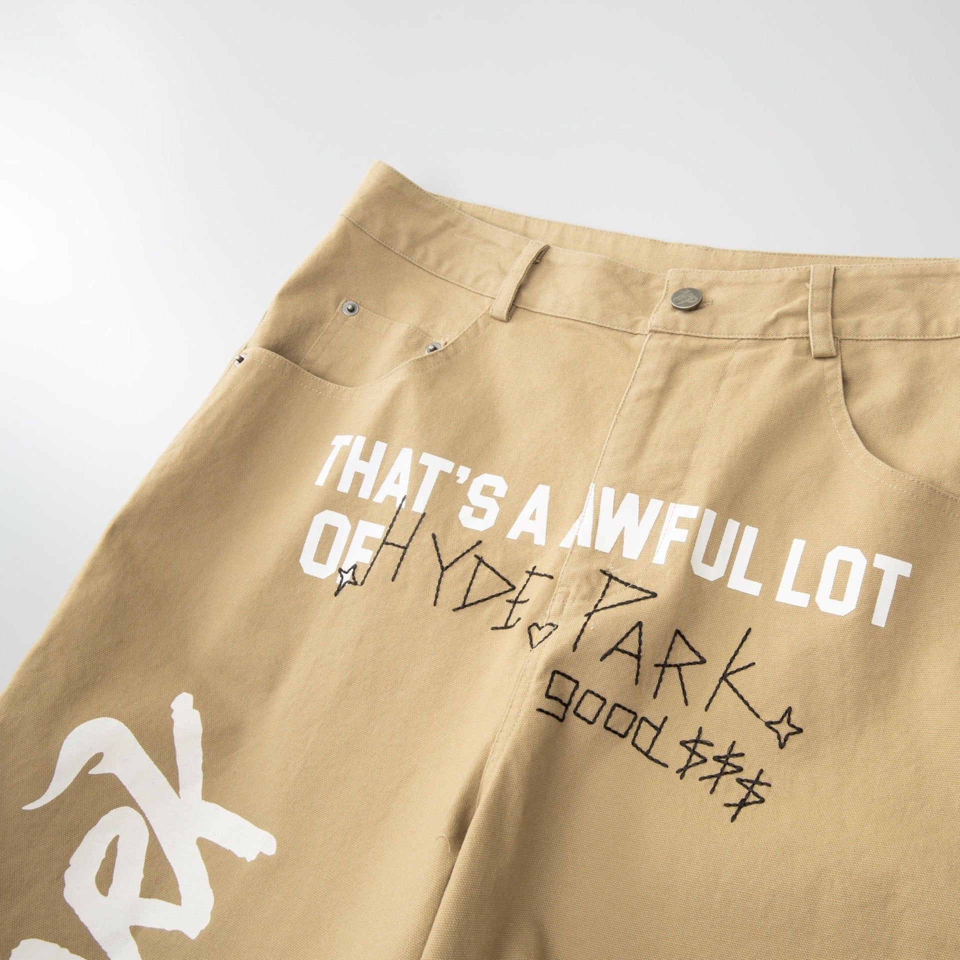 Hyde Park Carpenter Work Short ALOCS - Brown — front view