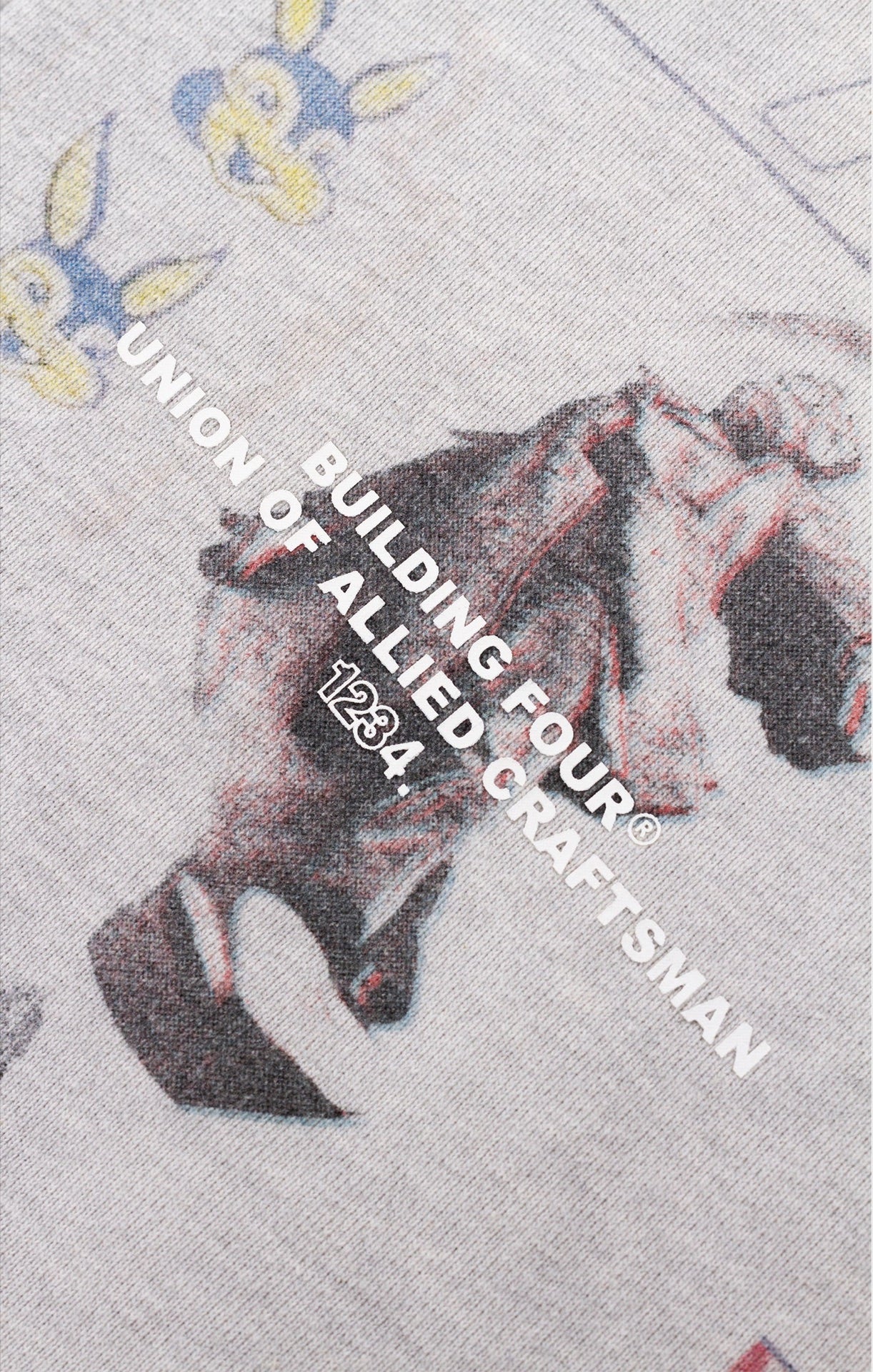BLDG4 - Construction Hoodie - Heather Grey — front view