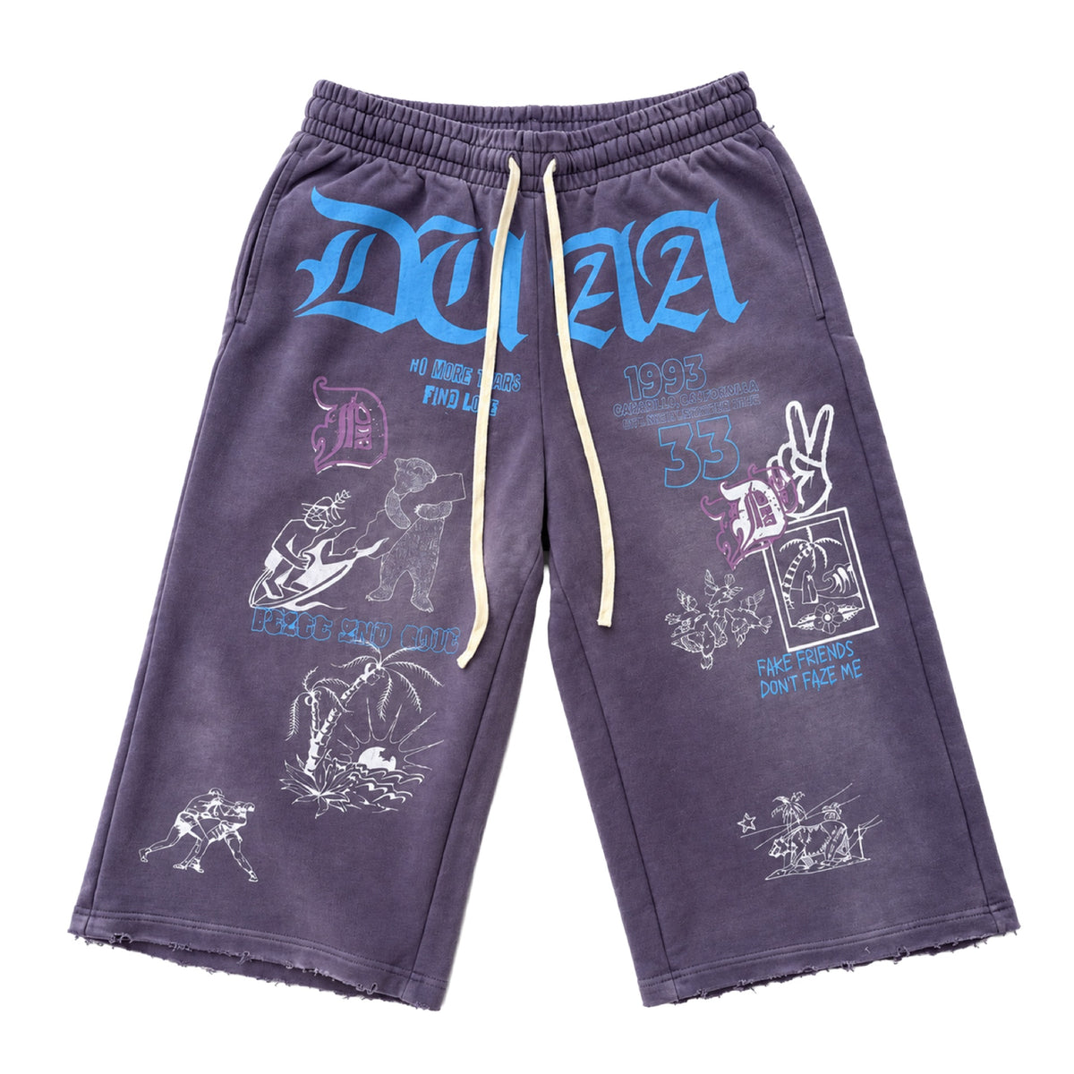 Duaa - Drift Capri - Purple Wash — front view
