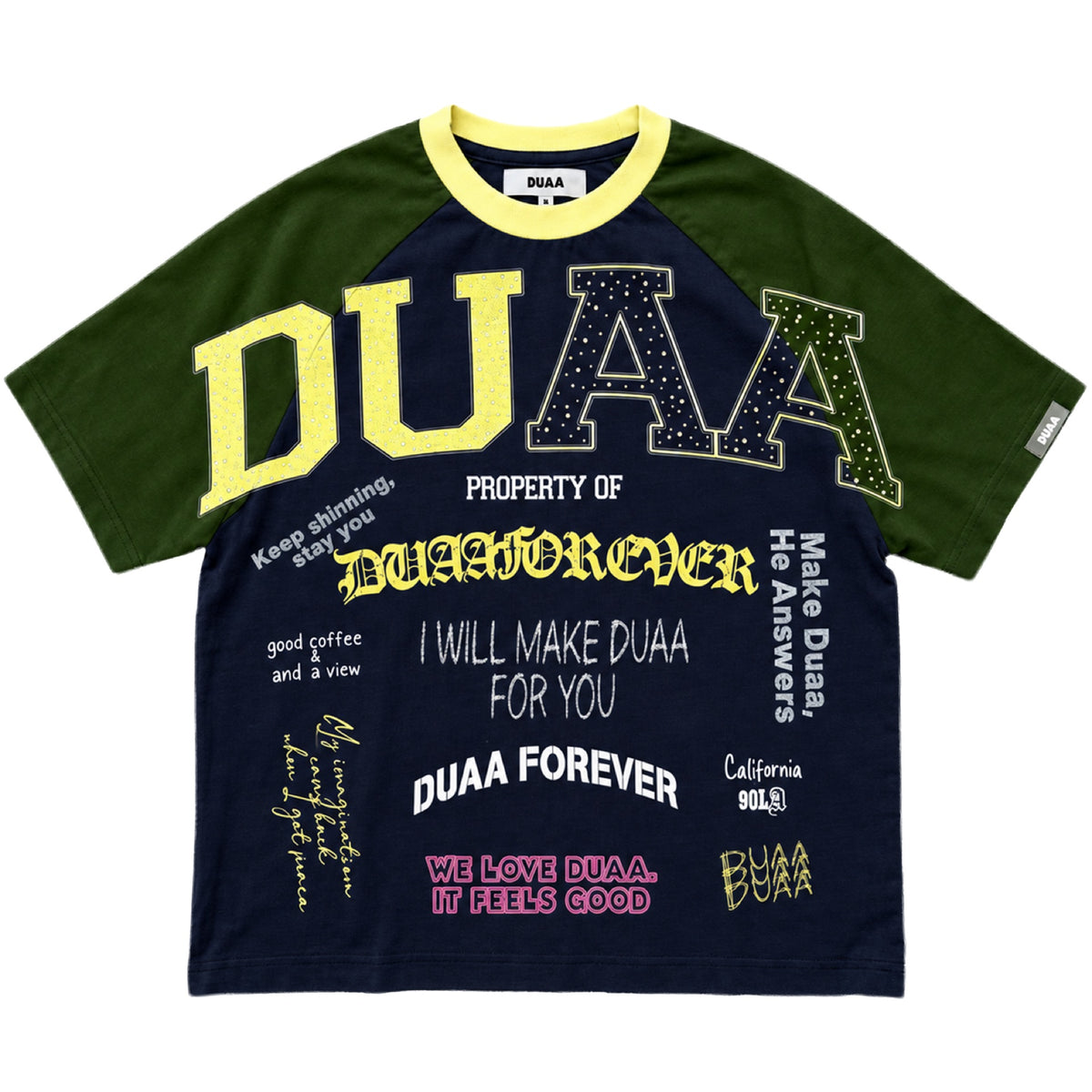 Duaa - Eternal Tee - Green — front view