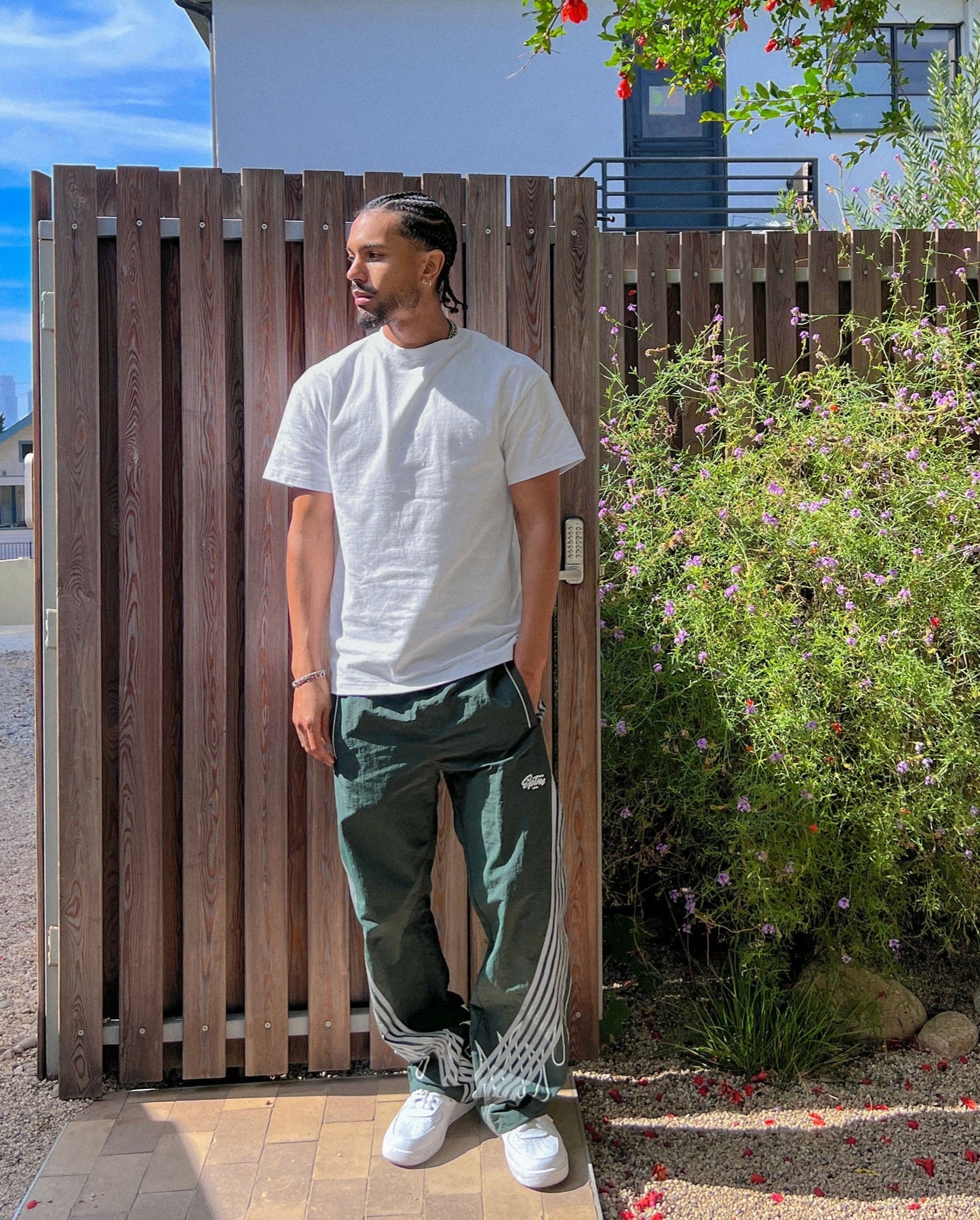 EPTM - Flame Highland Pants - Forest Green — front view
