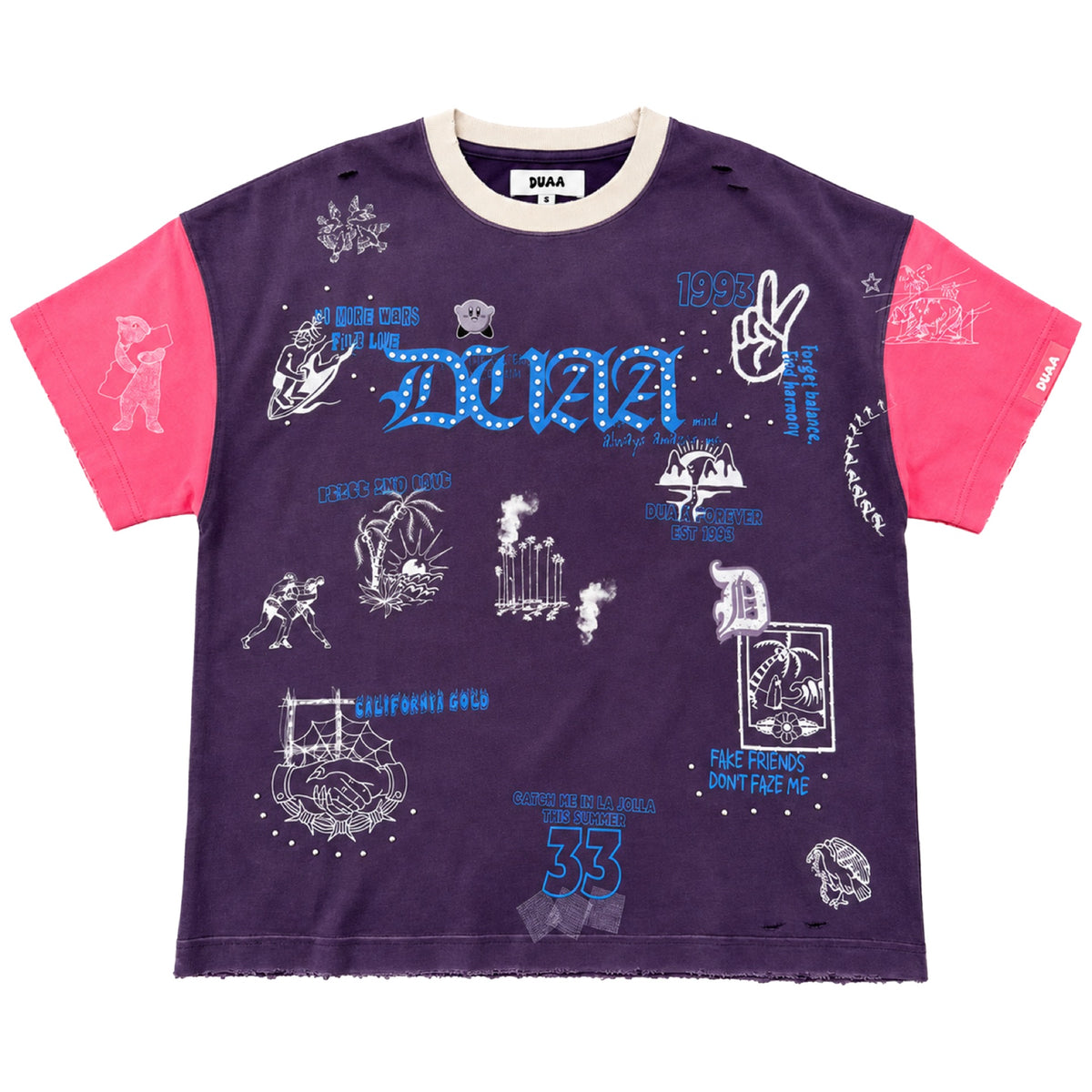 Duaa - Icon Tee - Purple — front view
