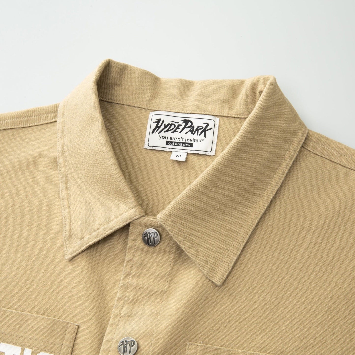 Hyde Park Mechanic Work Shirt ALOCS x HP - Khaki — front view