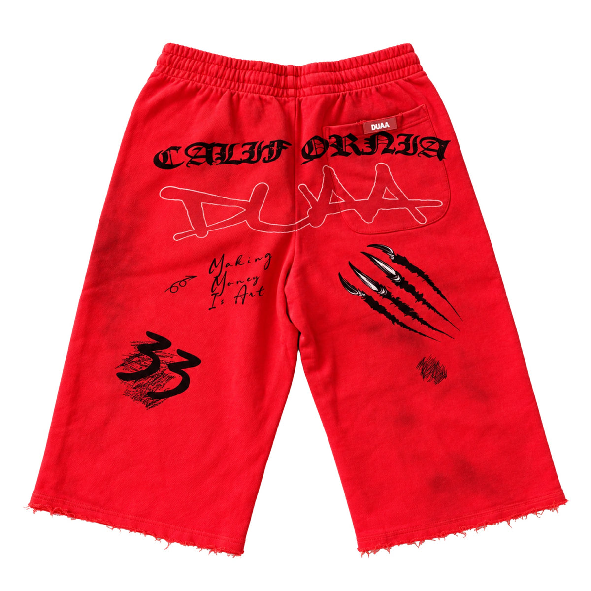 Duaa - Ruby Capri - Red — front view