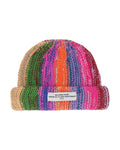 BLDG4 - Panel Knit Hat - Multi — front view