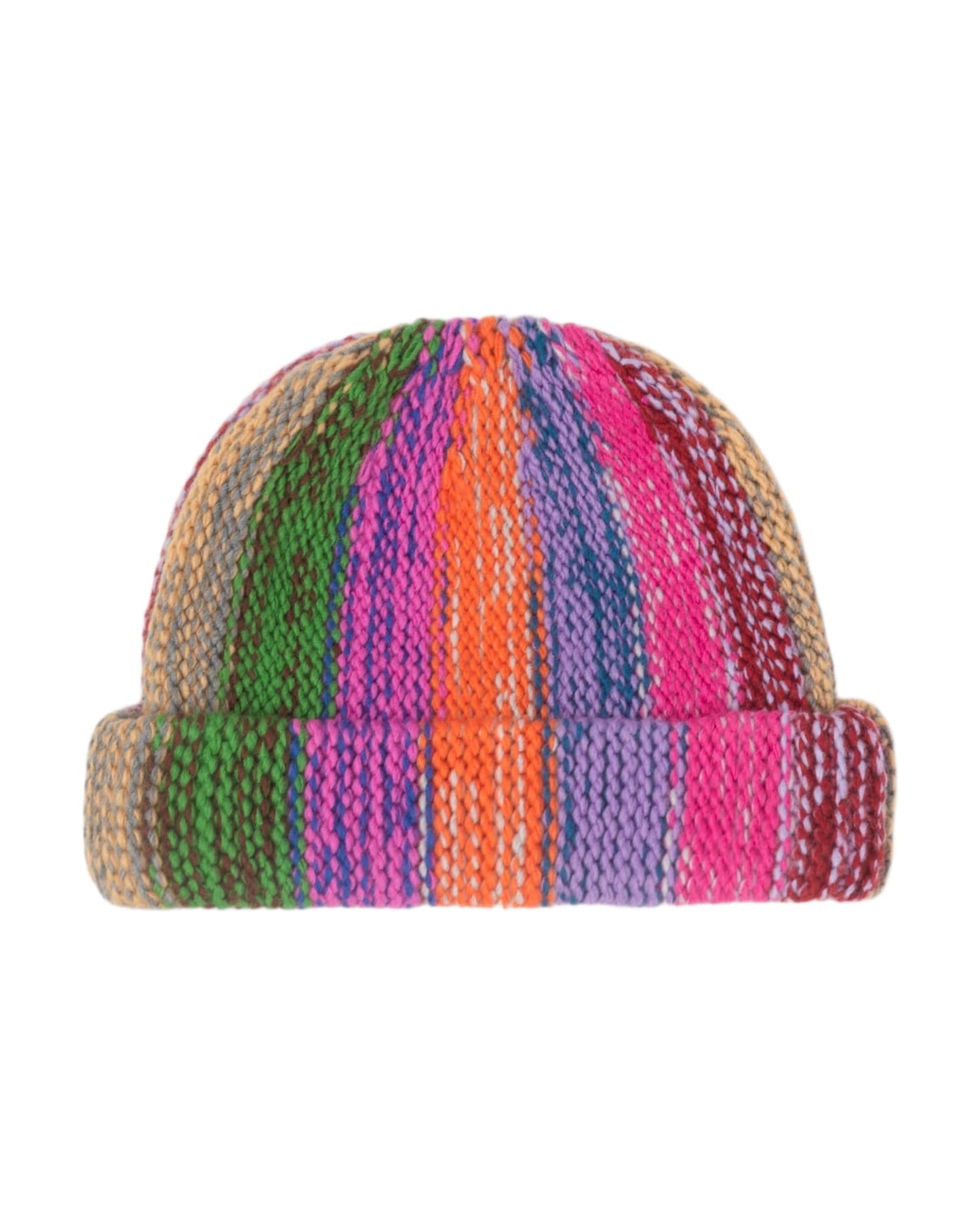 BLDG4 - Panel Knit Hat - Multi — front view
