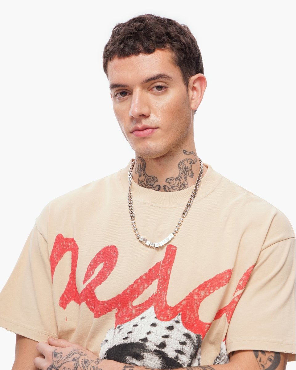 Valabasas - Peace/purge Tee - Peace/purge - Beige