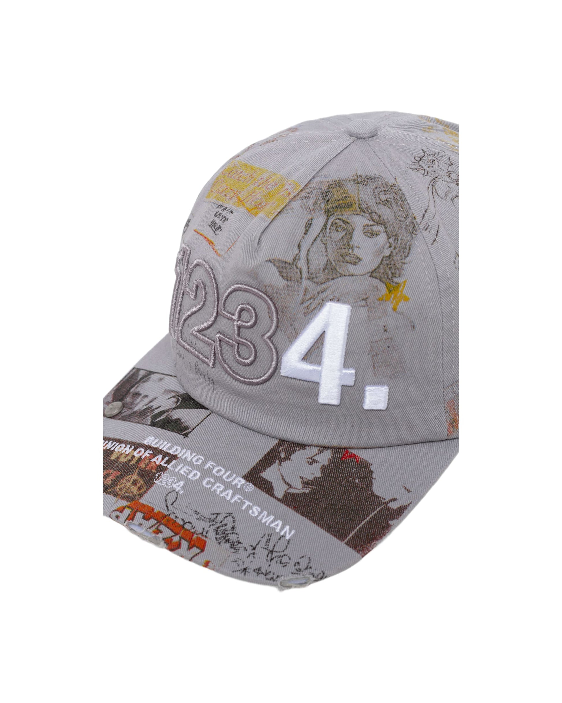 BLDG4 - Precast Hat - Gray — front view