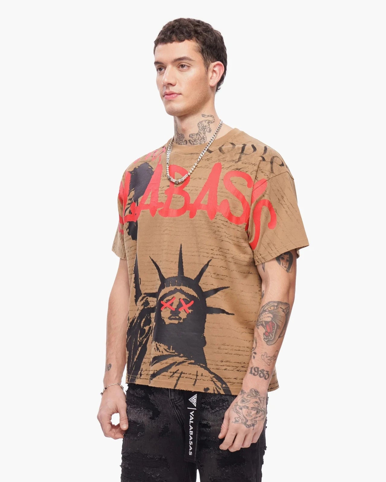 Valabasas - Freedom Tee - Freedom - Khaki