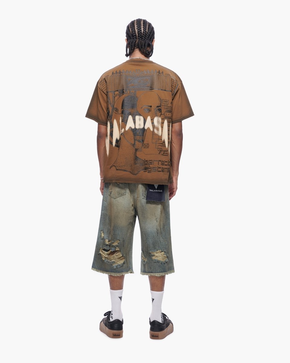 Valabasas - Snapped Dirty Vintage Blue Jorts - Dirty Vintage Blue