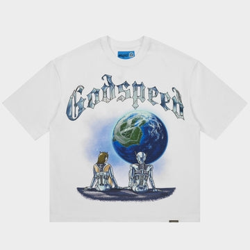 Godspeed - Artificial Love II Tee - White — front view