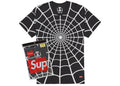 Supreme x Hanes - Spider-Man Tagless Tees (2-Pack) - Black — front view