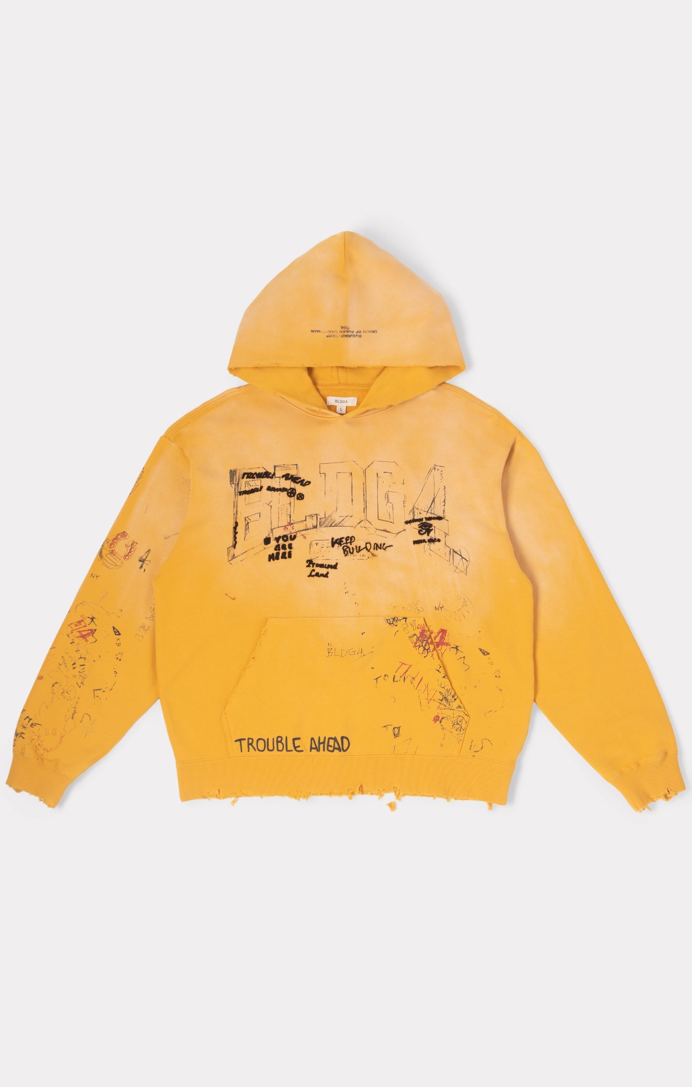 BLDG4 - Tower Hoodie - Golden Glow — front view