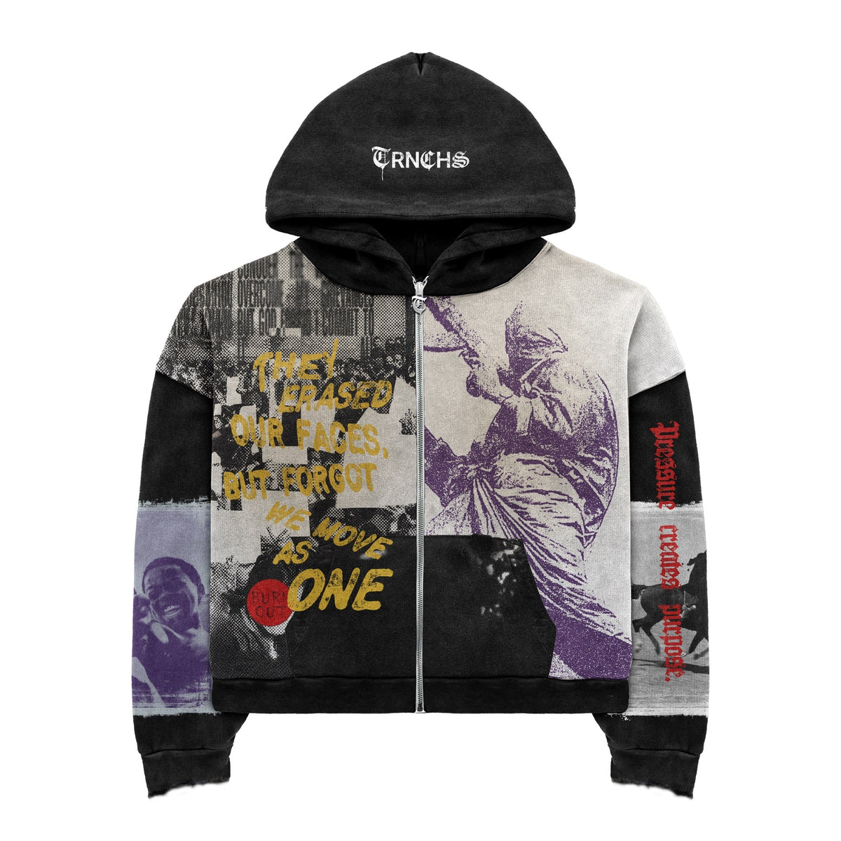 TRNCHS - Unity Zip Hoodie - Multi — front view