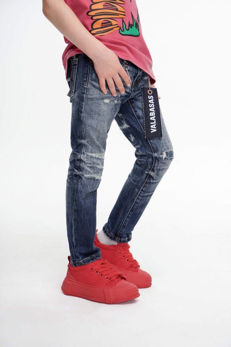 Valabasas - Viggo Kids Skinny Denim Jeans - Light Washed