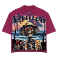 Vtilted - "Paradise" Tee - Berry — front view