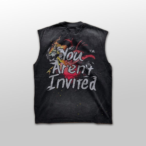 Hyde Park YAI Crayon Sleeveless - Black — front view